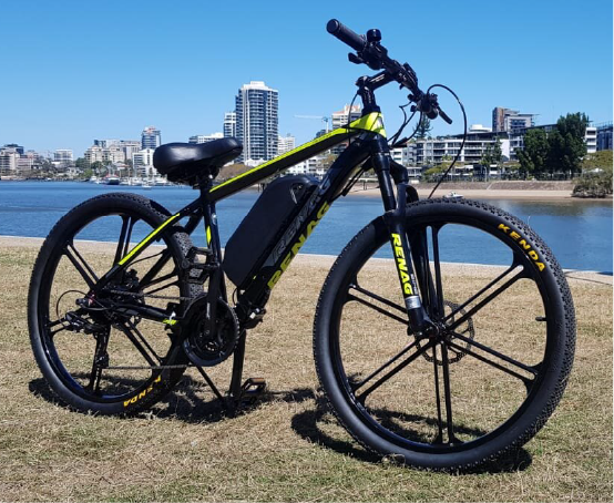 About ebike yellow-black